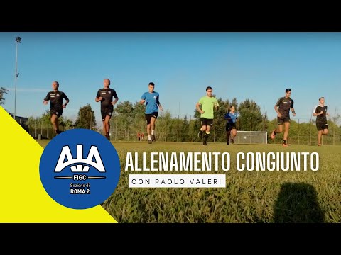 Allenamento congiunto con Paolo Valeri