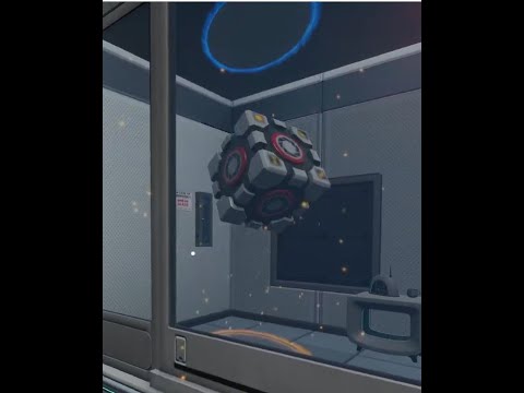 Portals and lasers in Escape Simulator e13 #gaming #escapesimulator