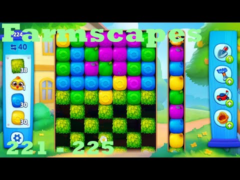 Farmscapes Level 221 - 225HD Gameplay Walkthrough |  3 - match game | android | ios | pc | app