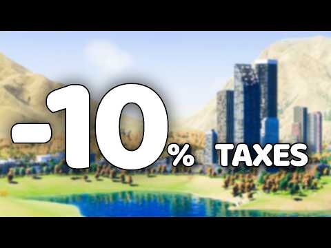 I Tried Running a -10% Tax City... and It Actually Worked