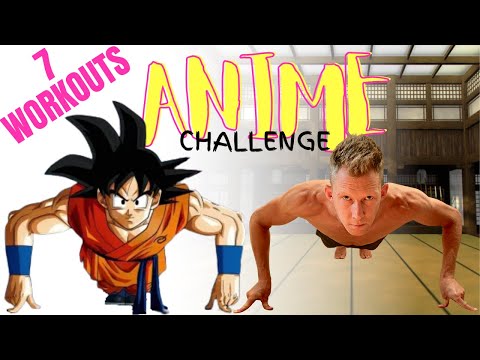 6X World Champ Attempting ANIME Workout Challenges