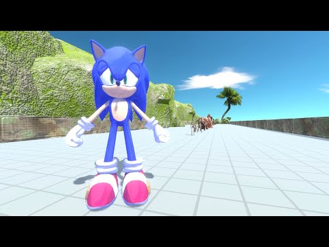 The Death Run of Sonic--Animal Revolt Battle Simulator