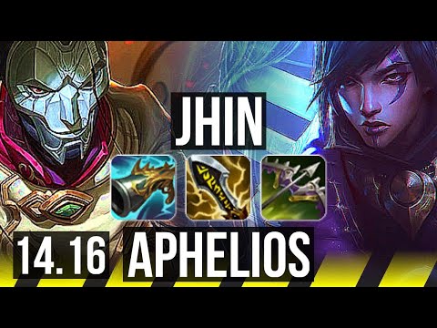 JHIN & Senna vs APHELIOS & Nautilus (ADC) | Penta, 11/2/7, Legendary | EUW Master | 14.16
