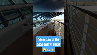 🚢 Secret Deck 11 View of Bridge on Adventure of the Seas! 🌊