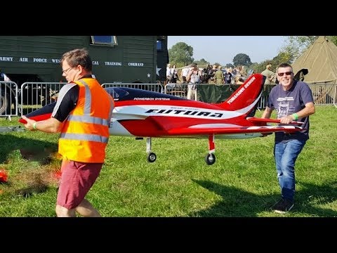 VICTORY SHOW COSBY UK - GAS TURBINE RC MODEL SPORTS JET DISPLAY (REAL JET ENGINE) - 2018