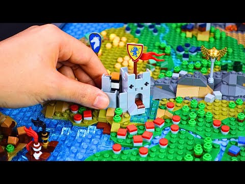 Updating My Lego Castle World Map For Season 4 of The Story