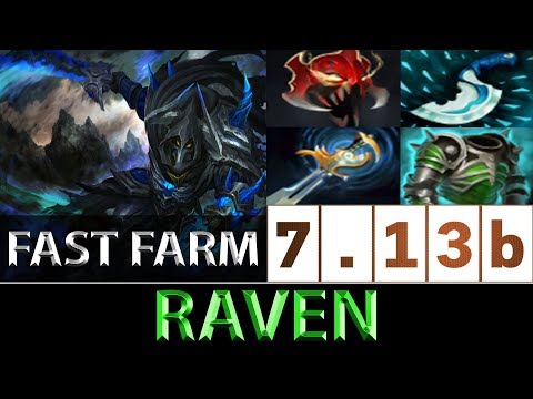Raven [Sven] Fast Farm Madness Style ► Dota 2 7.13b