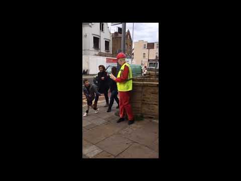 Kenneth Gee Work-wear Living Mannequin mannequin-man performming as a Living Mannequin: Living mannequin for a day in Kingston-upon-Thames
for Kenneth Gee Workwear on 23/09/2017