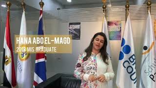 Hana Abo El Magd – MIS Alumni – FH Aachen University Partnership