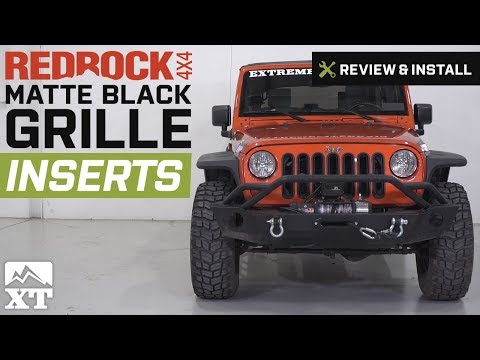 Jeep Wrangler RedRock 4x4 Mesh Grille Inserts (2007-2017 JK) Review & Install
