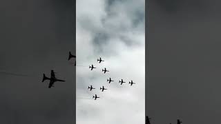Chandigarh Air Show ✈️🔥 Sky Full of Thrill! #shorts #suryakiranairshow