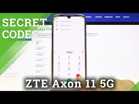 ZTE Axon 11 5G Secret Codes / Advanced Hidden Options