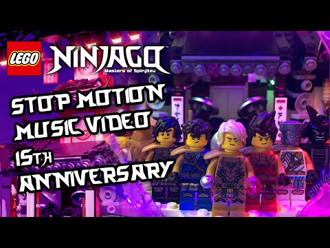 THE CRYSTALIZED WHIP | Stop Motion Music Video | 15th Anniversary Special | LEGO NINJAGO