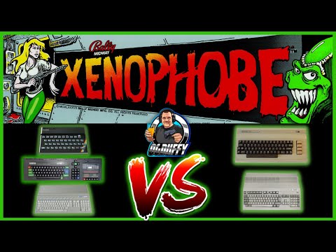 XENOPHOBE - ZX Spectrum VS Commodore 64 VS AMSTRAD CPC + ATARI S VS AMIGA - Comparison