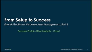 Hardware Asset Management - From Setup to Success - Part 2