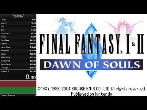 Final Fantasy II any% (GBA) speedrun - 2:20:13 (WR)