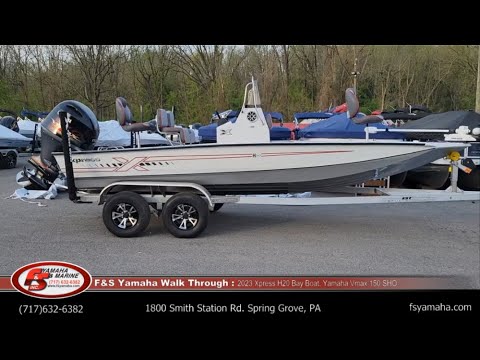2023 Xpress H20 Bay Boat, Yamaha Vmax 150 SHO. F & S Yamaha, Hanover, PA