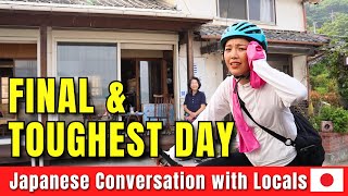 76km Shimanami Kaido Cycling 🇯🇵 Friendly Locals & Japanese Listening Practice 【Day 2】