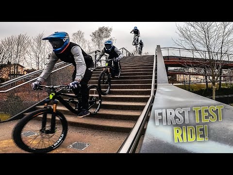 ERSTE FAHRT auf dem CUSTOM FREERIDE MOUNTAIN BIKE!