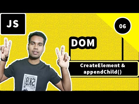 Create And Append Element In Javascript How To Dynamically Create Html Element In Javascript