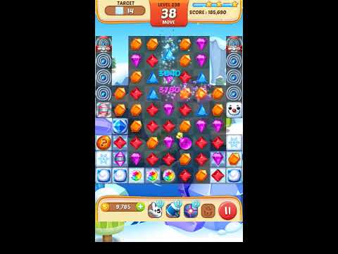 Jewel Match King Level 238 - Walkthrough ( No Booster )