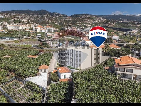 [Vídeo Tour] T2 Último Andar, Novo com Vista Mar Lateral - Câmara de Lobos, Ilha da Madeira