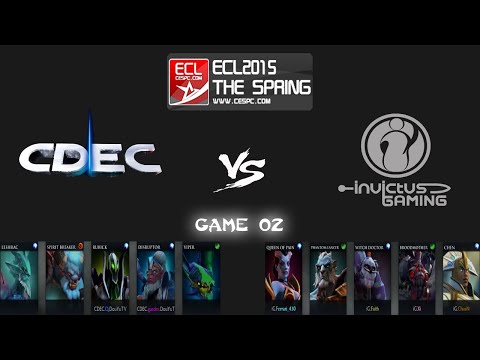 [Highlights] CDEC Gaming vs Invictus Gaming | ECL Spring 2015 - Bracket | CDEC vs IG #Game02