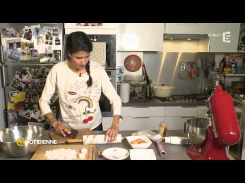 Semifreddo miel-amande façon straccatella