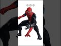 Spider man 🕷️ + Venom  || fusion art || #shorts #youtubeshorts