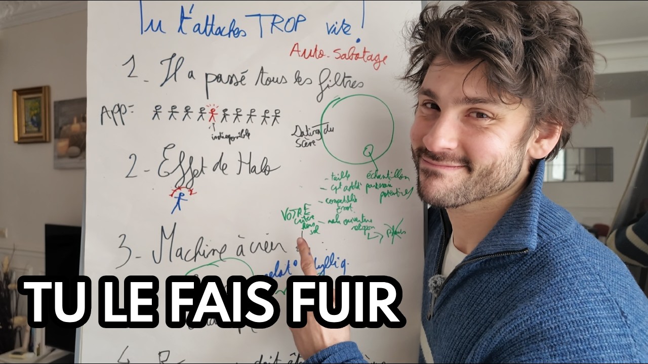 Tu T'ATTACHES trop vite aux hommes ?  Regarde ça