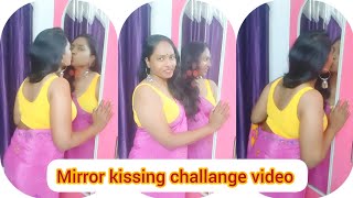 Mirror kissing challange vlog