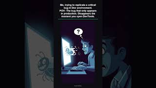 Debugging: Bugs develop a sudden shyness | Code Infinity #shorts