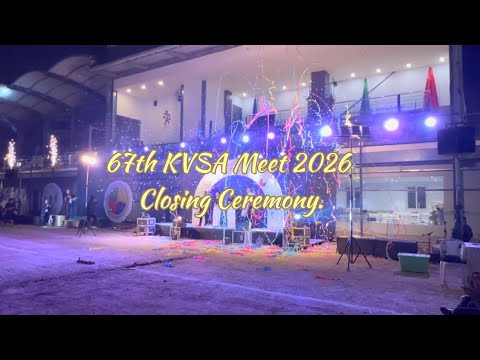 KVSA Theme Song with the players at the Closing Ceremony of the 67th KVSA Meet 2026.