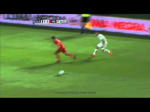 Se fracturó Diego Rodríguez. San Lorenzo 1 - Independiente 0. Fecha 9. Primera División 2015. FPT