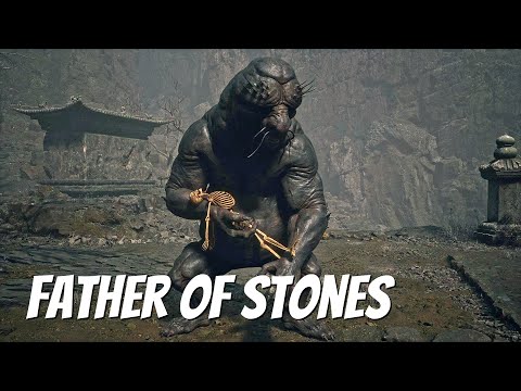 Father Of Stones Boss Fight - Black Myth: Wukong (4K Ultra HD | Chapter 5 Stone Guardian Battle)
