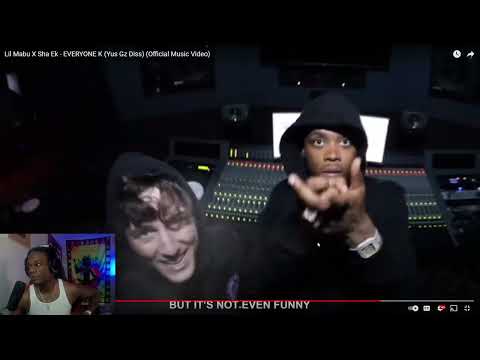 Lil Mabu X Sha Ek - EVERYONE K (Yus Gz Diss) (Official Music Video) | Dotty Reaction