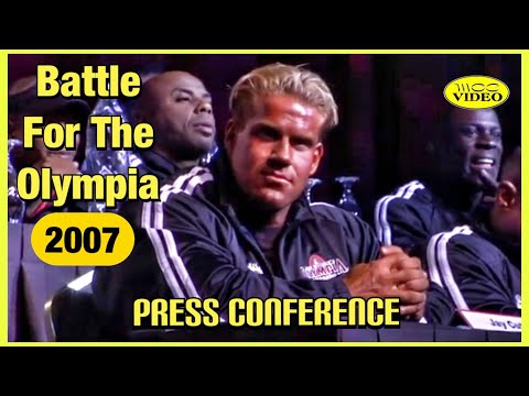 MR OLYMPIA PRESS CONFERENCE (2007) BATTLE FOR THE OLYMPIA DVD