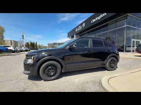 2025 Kia Niro EV in Black for sale at Clarington Kia in Bowmanville, ON