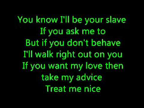 Elvis Presley - Treat Me Nice (Original) With Lyrics