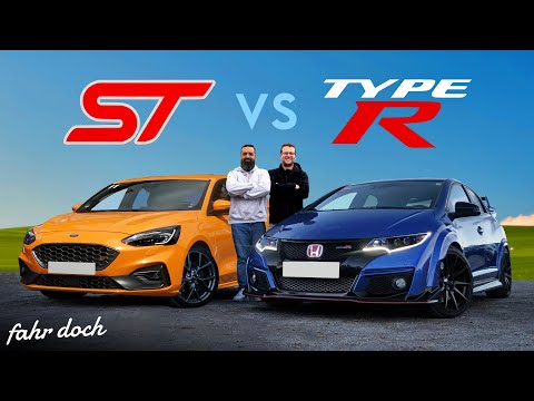 Honda Civic Type R vs Ford Focus ST | Used compact sports cars up to €30,000! | Take them for a s...