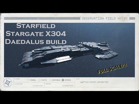 Starfield Ship Build Stargate BC304 Daedalus