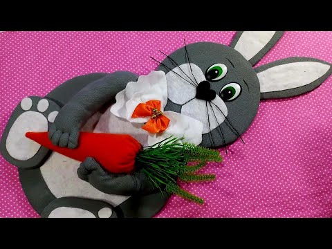 Coelhinho da páscoa Decorativo - fácil de fazer