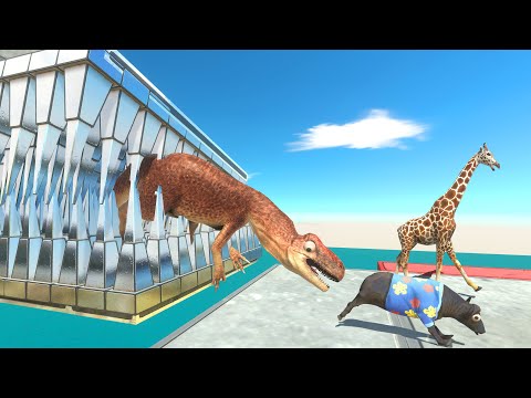 Can Anyone Dodge the Giant Crushing Spike Trap | Dinosaur VS Animal | Animal Revolt Battle Simulator