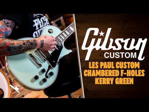 Gibson Custom Les Paul Custom Chambered F-Holes | Kerry Green image 12