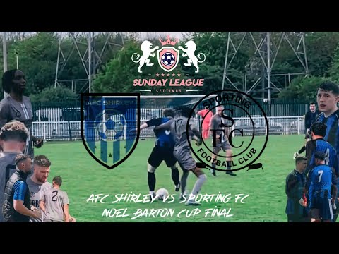 Sunday League Settings - AFC Shirley vs Sporting FC - Noal Barton Cup Final