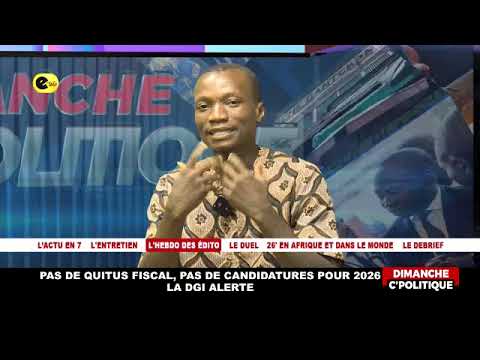 🛑PAS DE QUITUS FISCAL, PAS DE CANDIDATURE POUR 2026 : LA DGI ALERTE