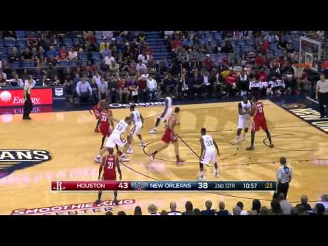 Donatas Motiejunas vs New Orleans Pelicans 26.12.2015 (4Pts)