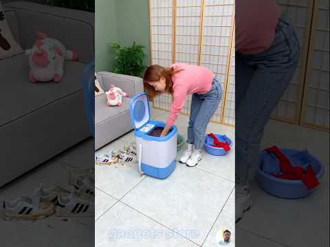 💕Mini Washing Mesin🤯, smart appliance for every home, cool gadgets,inventions #shorts #gadgets
