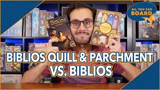 Biblios: Quill & Parchment VS Biblios | Comparison Review | One of my biggest SURPRISES of 2021!