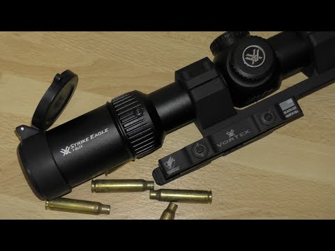 Munitionstest mit dem Vortex Strike Eagle 1-8x 24  und meine Probleme dabei .